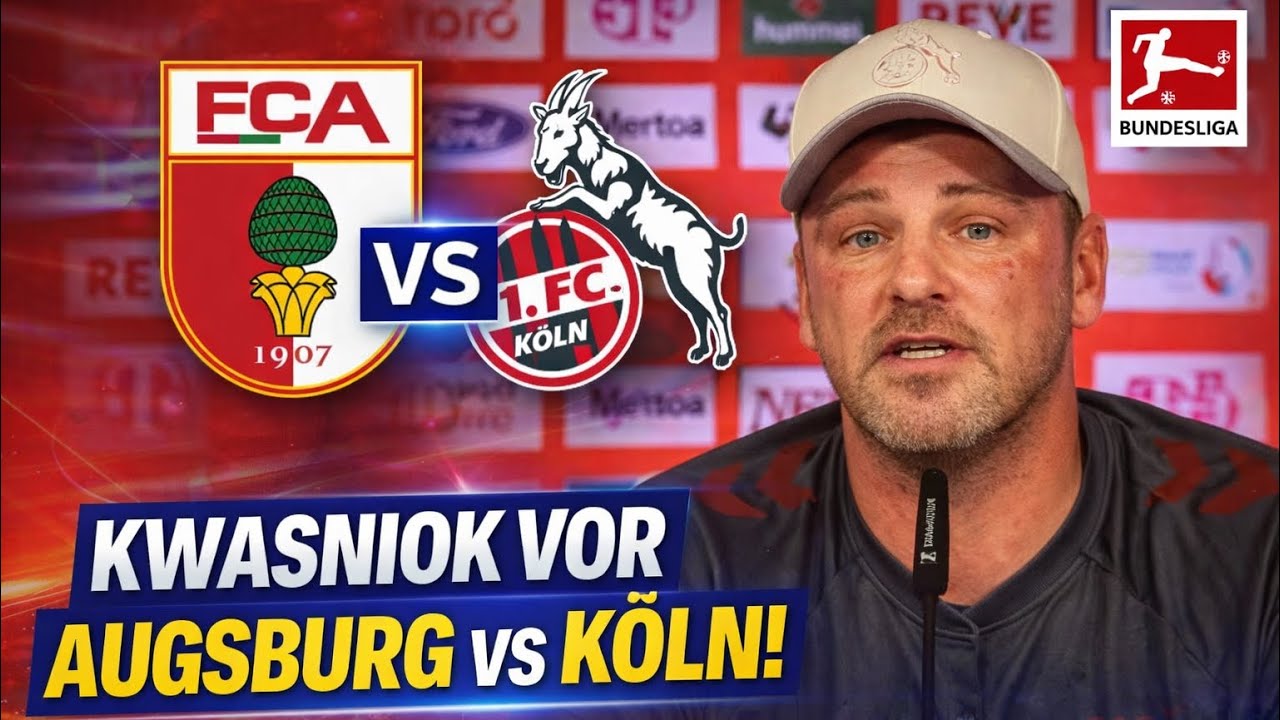 Kwasniok mit klarer Ansage vor Augsburg gegen Köln