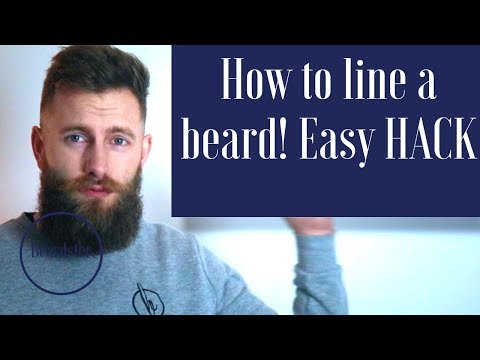 Come linea A barba con un rasoio usa e getta e Beardster Beard Oil