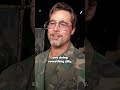 Brad Pitt talking about dogs for 30 seconds
