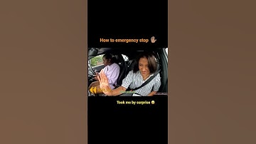 The Best Emergency Stop ✋🏽 Brake before Clutch