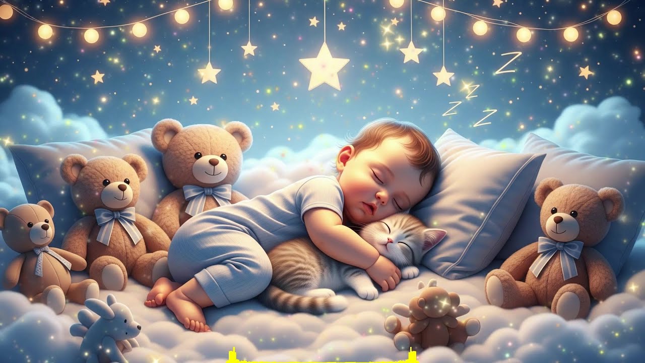 4 Hours Mozart Lullaby for Babies Sleep 🌙 Relaxing Music to Fall Asleep Fast
