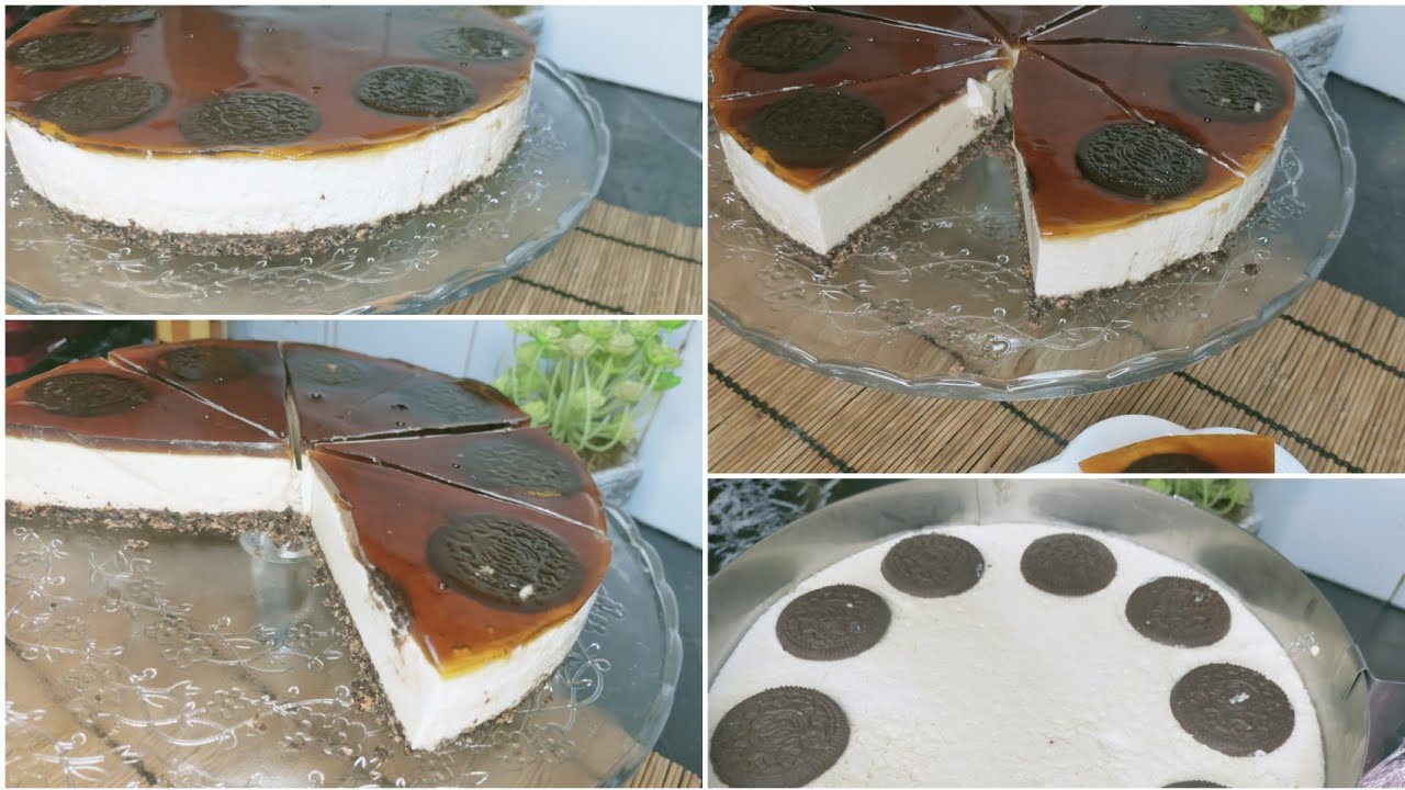 تشيز كيك اوريو ديال النخوة و التكبيرة بدون بيض و لا فرن ، بواحد الكريمة متماسكة و سهلة التحضير  😋😋