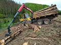🌲|4K|*fast working* • WFW Ecolog 574E • Rückezug im Einsatz • Action • Wolf in Forest • Drone • #2 🌲
