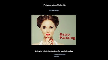 9 Photoshop Actions / Action Sets by PSD Action