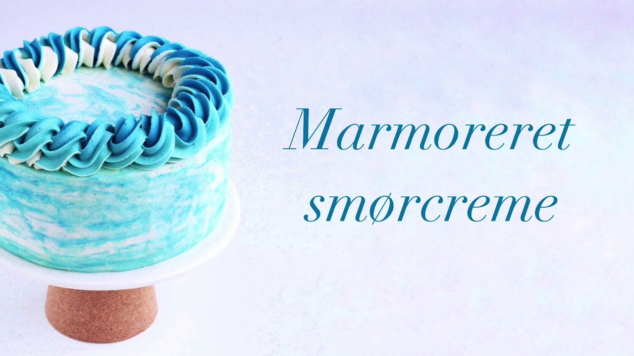 Marmoreret smørcreme