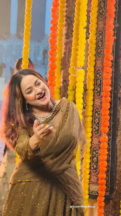 Bts from Song shoot #vrindavan #song  #radharani #swastimehul