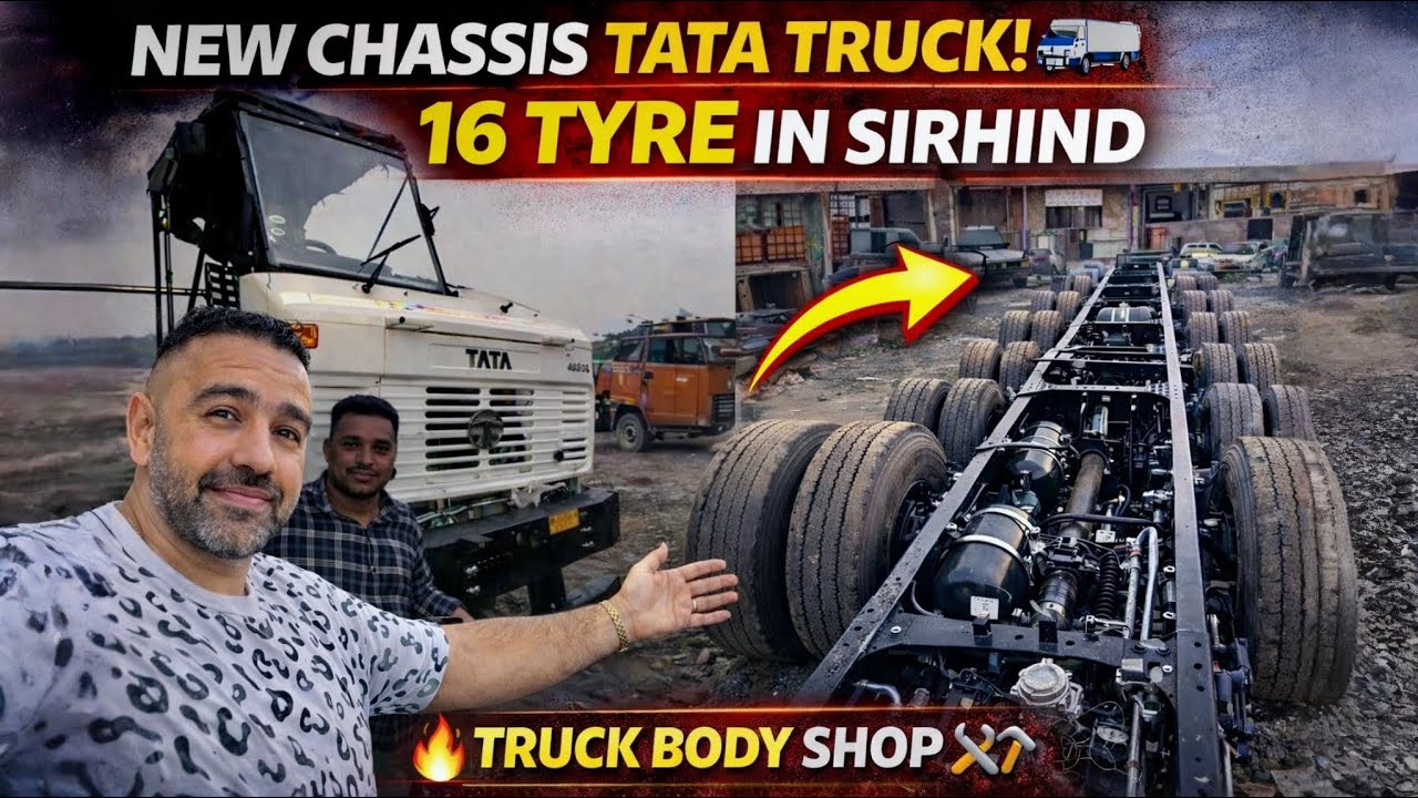 New Chassis Tata Truck 16 Tyre in Sirhind Truck Body Shop | 779