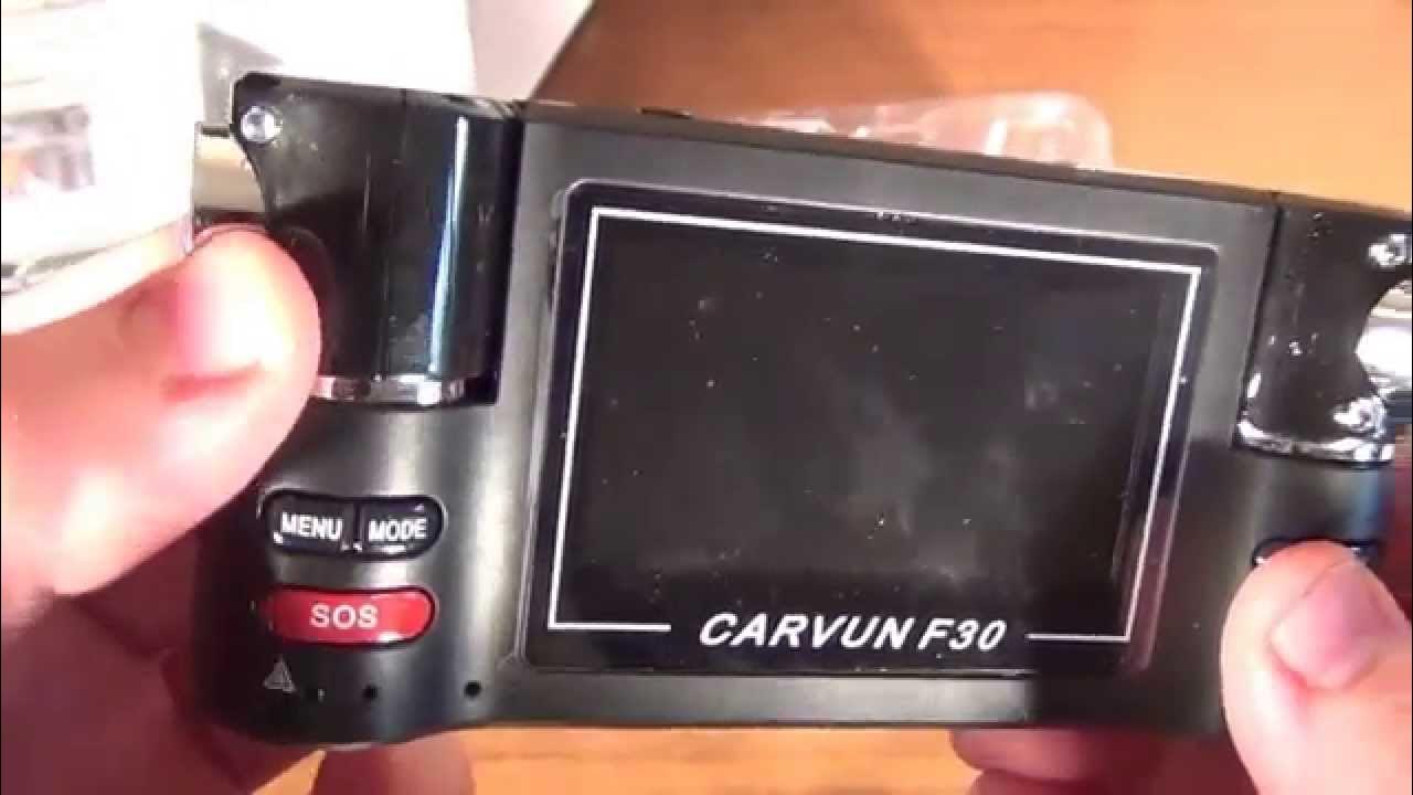 Автомобильный видеорегистратор Carvun F30. www.AutoDVR.com.ua. - YouTube