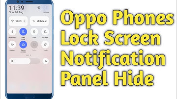 Oppo F21 Pro Lock Screen Notification Settings || Oppo Phone Swipe Down To Lock Screen Notification