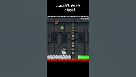 Imagine cheating in Super Mario Maker toooooooo