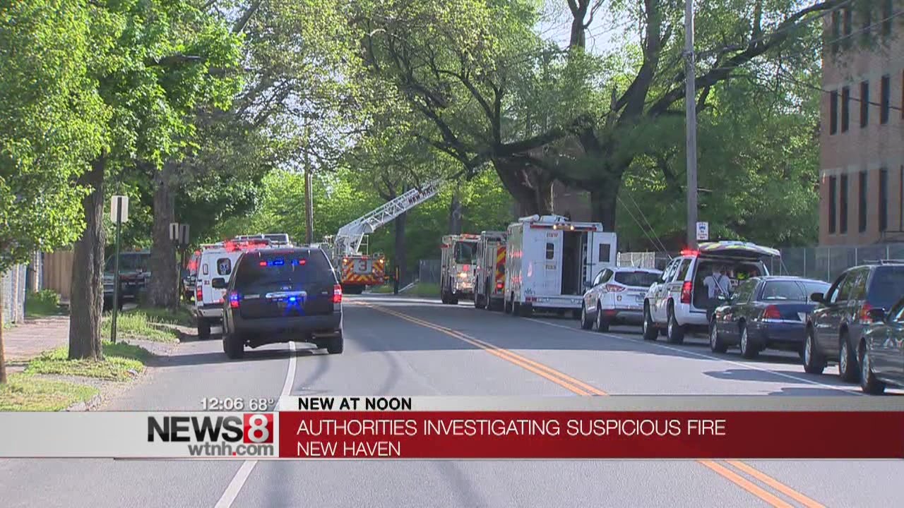 Firefighters on scene of vacant plant fire in New Haven - YouTube
