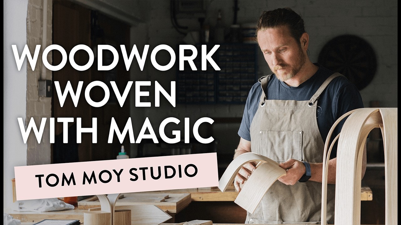 Handmade furniture, crafted with curiosity: Tom Moy Studio - YouTube