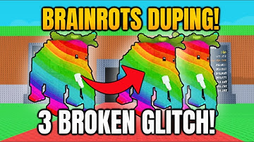 (ABUSE THIS NOW!) 3 Most Broken Glitch in Steal a Brainrot! Roblox