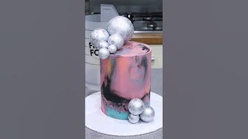 Galaxy Cake -Code FROSTLOVE10 for 10% off at frostform.com checkout #cake #galaxy #frostform #shorts