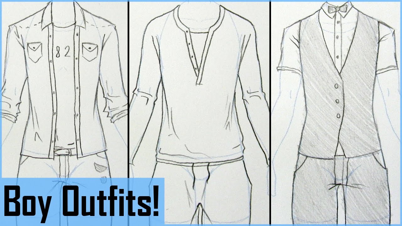 Featured image of post Anime Clothes Drawing Male