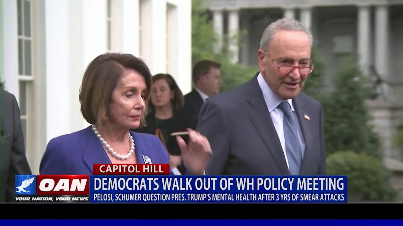 Democrats walk out of White House policy meeting