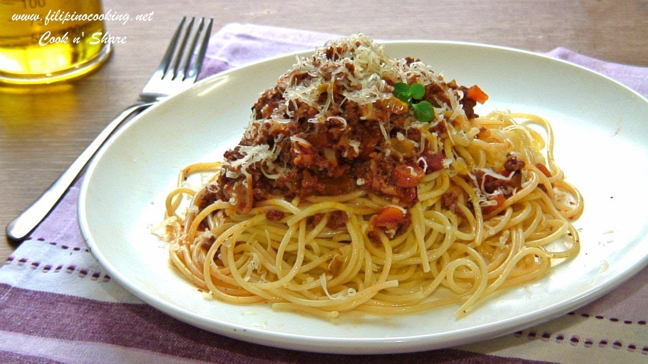 Spaghetti Bolognese YouTube