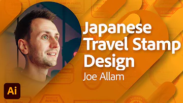 Japanese Travel Stamp inspired Design with Joe Allam | Adobe Live