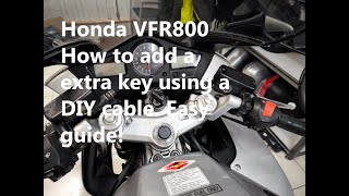 HONDA VFR 800 KEY PROGRAMMING USING DIY CABLE MADE EASY