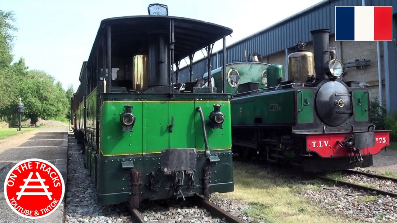 TRAIN  À VAPEUR DU BEAUVAISIS METRE GAUGE  TOURIST RAILWAY, FRANCE RAIL TRAIL EXCURSION 09.06.25
