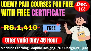 TOP 💰 FREE Udemy Courses with Certificate (9 Courses!) - Don't Miss Out! (2 Day Deal)