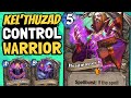 KEL'THUZAD IS AMAZING! Big Worth Legendaries in Control Warrior! | Scholomance Academy | Hearthstone