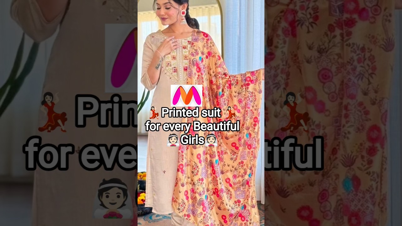 Printed Suit for Every Girl 💖 Myntra Finds | Budget Friendly 