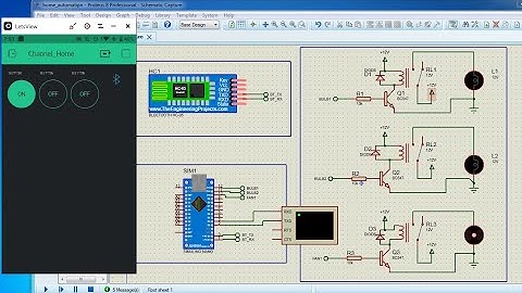 Home automation project simulation using blynk app