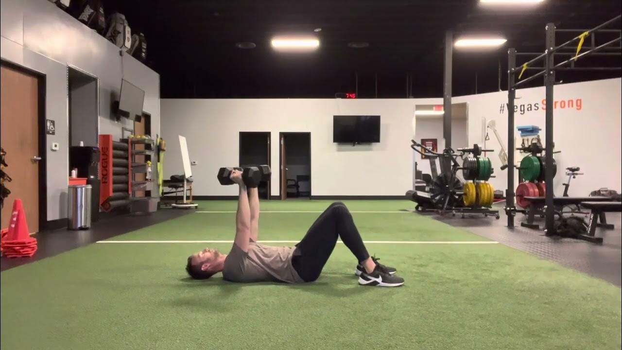 Glute Bridge DB Floor Press YouTube