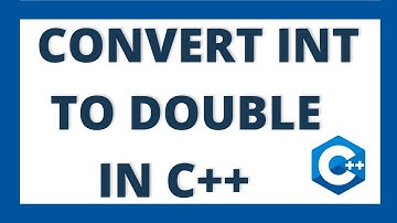 Convert int to double in c++ | Integer to Double datatype conversion