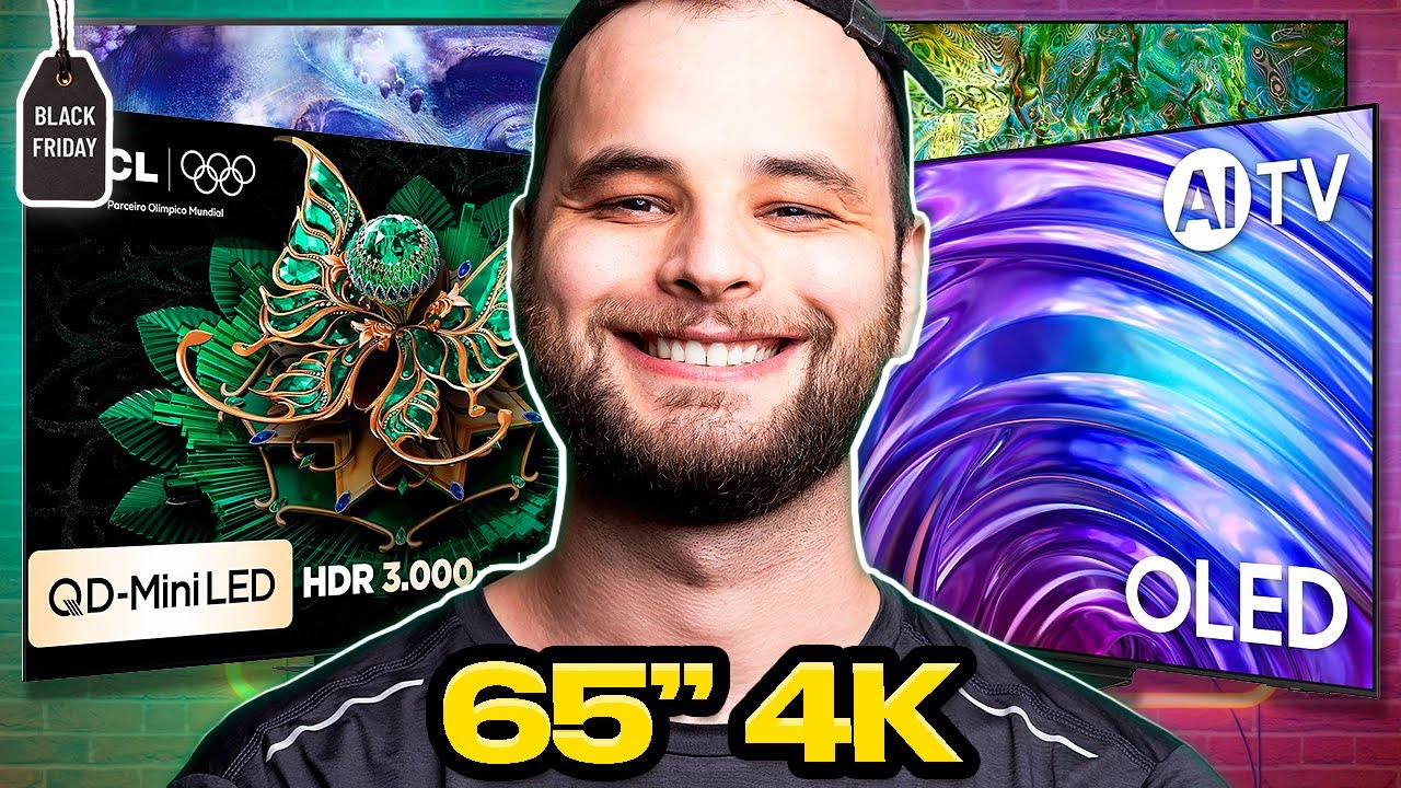 MELHORES SMART TVS de 65 POLEGADAS!
