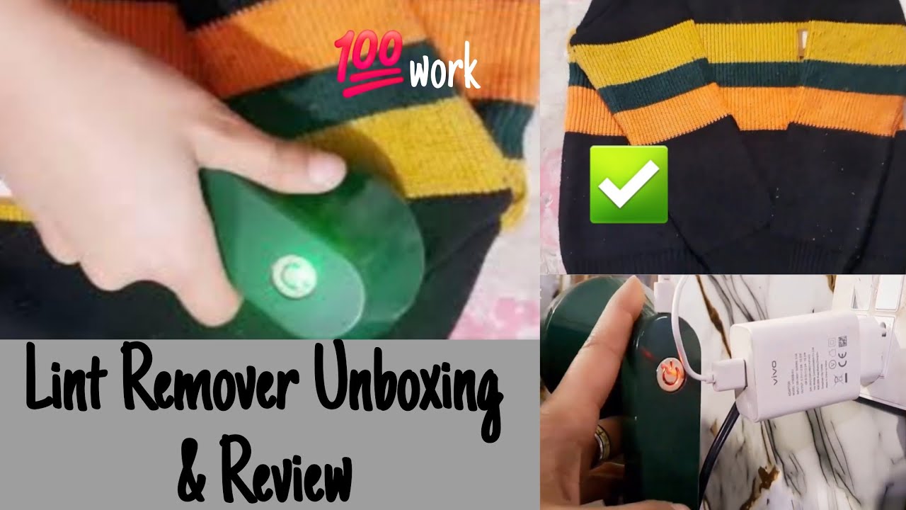 Lint Remover Review | Clothes Se Fuzz & Hair Remove | Unboxing &Test 