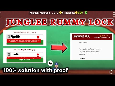 Junglee Rummy Account Locked | Junglee Rummy Account closed | Junglee Rummy Account Blocked