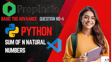 Sum of Natural Numbers Explained with Simple Formula!   prepInsta Q.NO 4 Top 100 coders