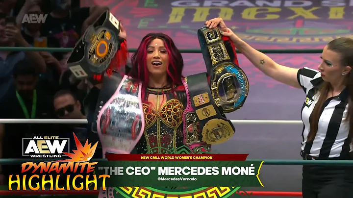 6 BELTS MERCEDES MONE - AEW DYNAMITE HIGHLIGHT JUNE 18TH 2025 SPOILERS