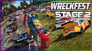 FLYING at the Farmlands! | Stage 2 | No Reset Challenge | Wreckfest
