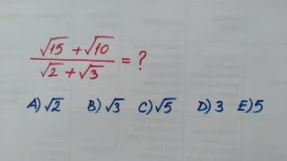 Dgs Için Köklü Sayılar Radical Numbers