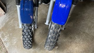 TW200 new front tire | 4.60-18 Shinko SR 244