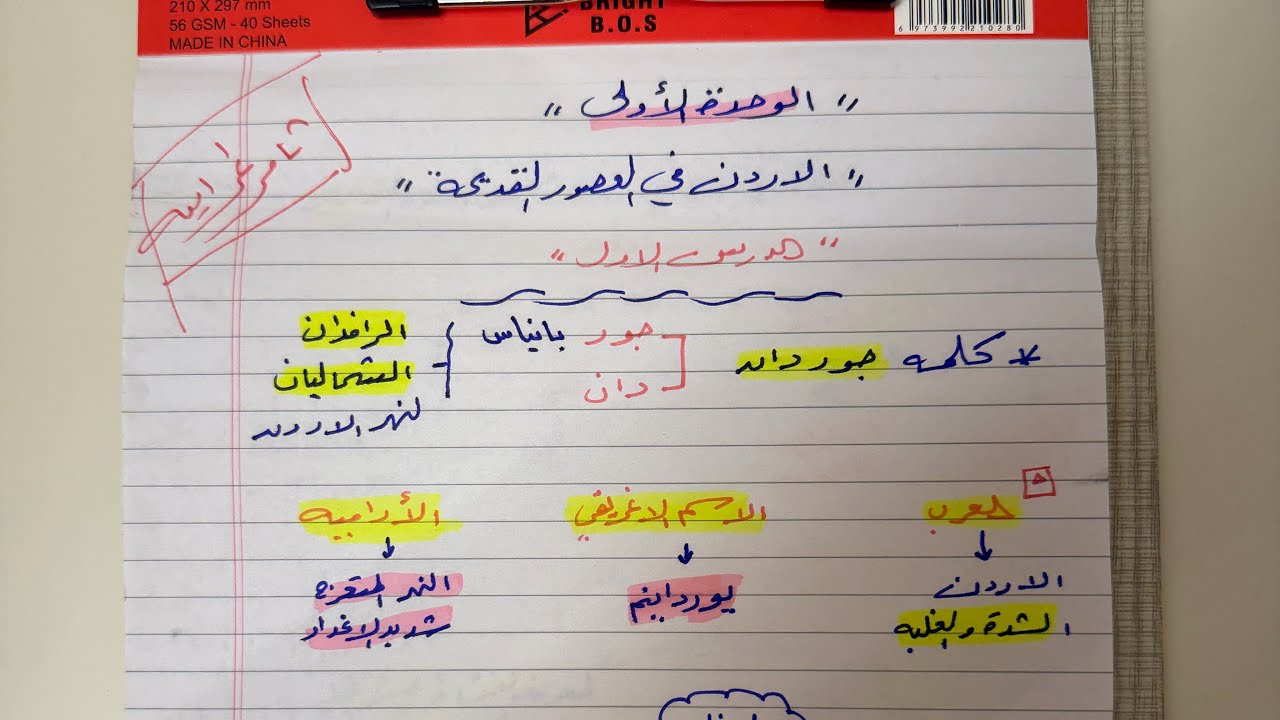 أقوى شرح للعصر الحجري القديم | تاريخ الأردن توجيهي حصة رقم 1