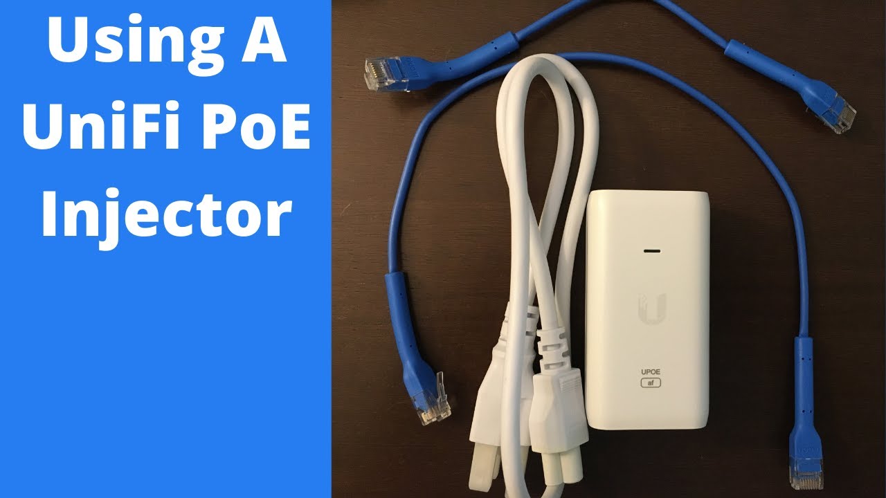 Ubiquiti U-POE-AF Gigabit Power Over Ethernet PoE Injector (802.3