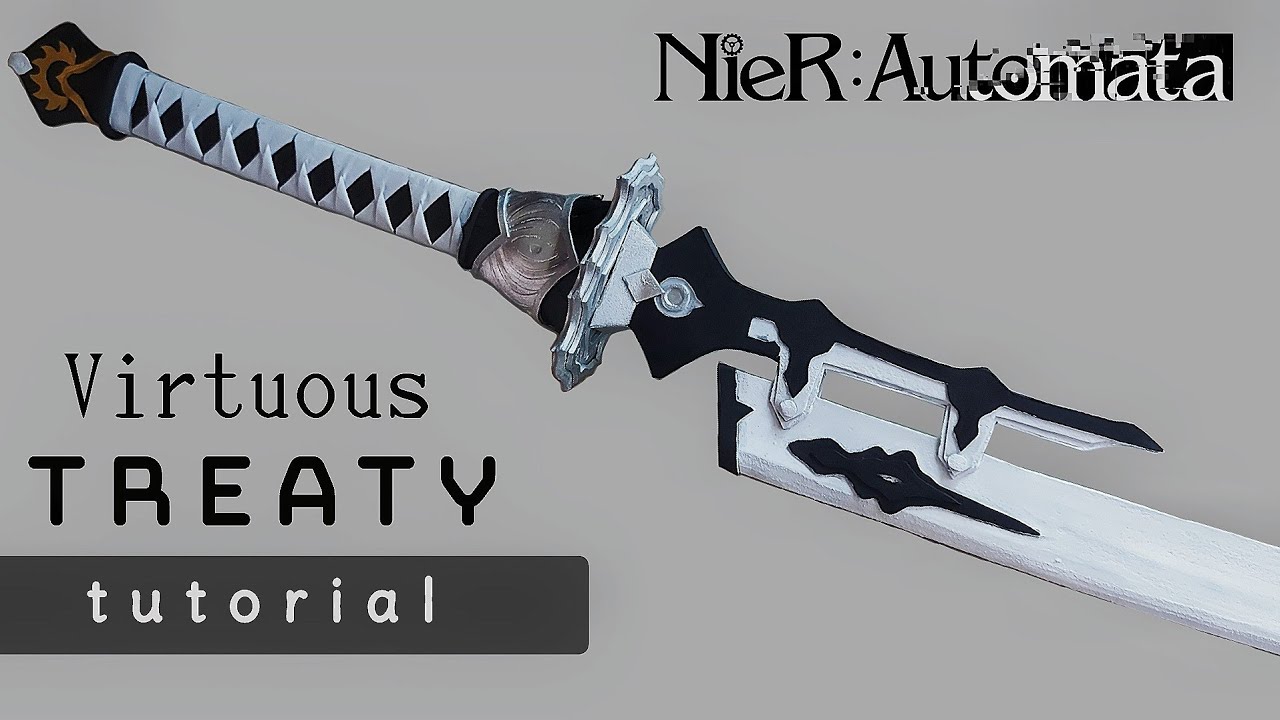 2b virtuous treaty sword cosplay