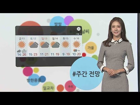 [날씨트리] 전국 가끔 구름·공기 깨끗…큰 일교차 유의 / 연합뉴스TV (YonhapnewsTV)