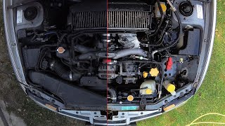 Sports Performance DIRTY Subaru Engine Bay Gets Deep Clean | Detailing Transformation