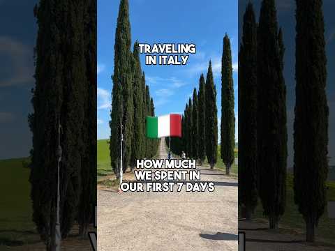 Traveling in Italy-How Much We Spent in our First 7 Days-Italy doesn’t have to be expensive!