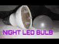 How to make simple night bulb at home || homemade night led lamp