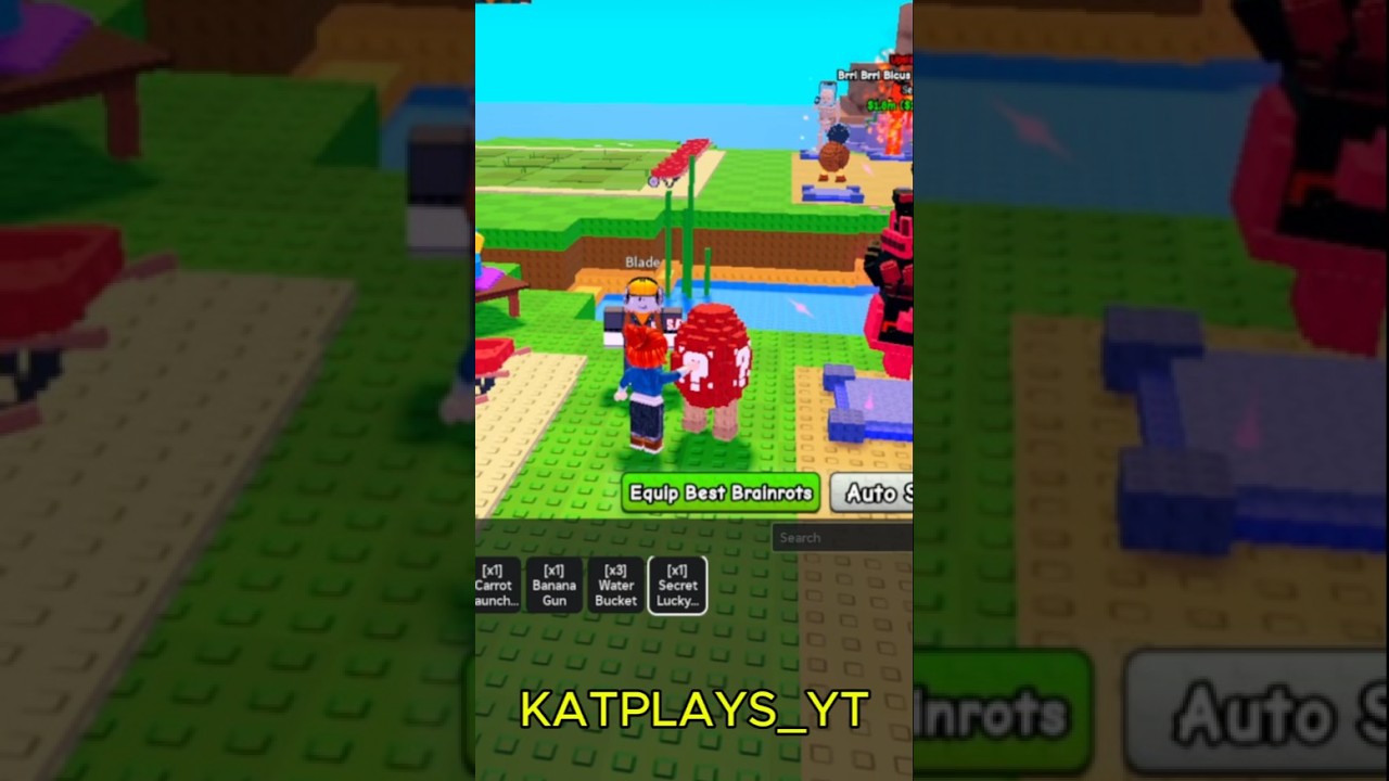 OPENING A SECRET LUCKY EGG IN ROBLOX PLANTS VS BRAINROT ROBLOX