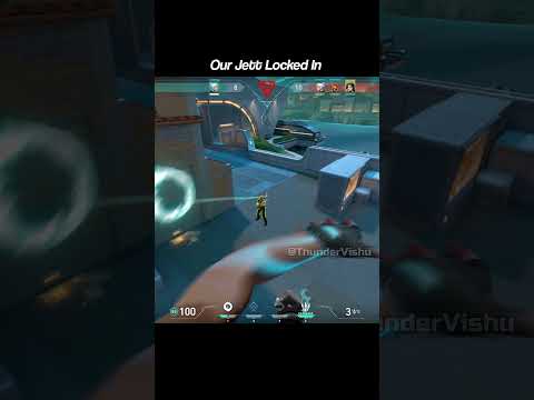 jett smooth (1v5) clutch aura farming #valorant #valorantclips