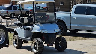 DC House Lithium swap on a 2009 EZGO RXV