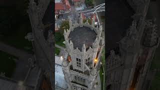 Church top drone footage