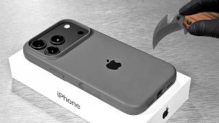 iPhone 18 Pro Unboxing Black Color and Gray Silicone Case! - Aesthetic ASMR